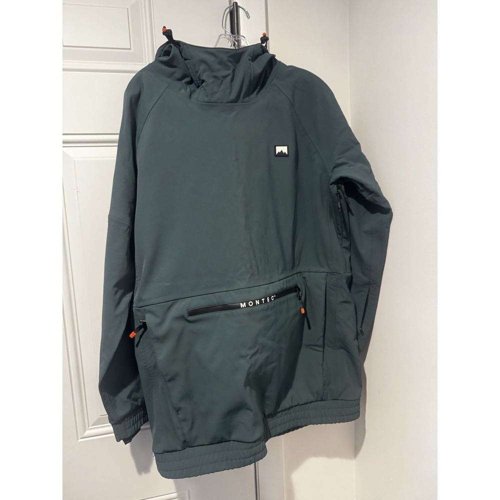 Montec Snow Jacket Green Tempest Adult M Ski Winter Pullover Unisex